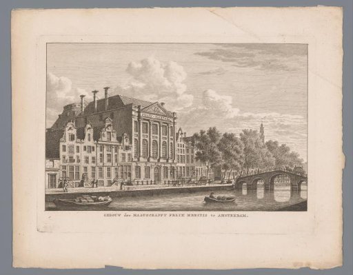 View of the Felix Meritis building in Amsterdam