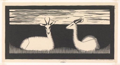Two gazelles