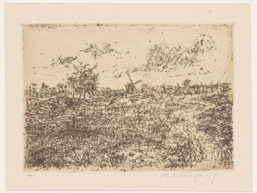 Landscape with mill