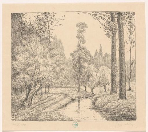 Park with water and trees