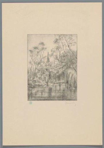 Country house Huis te Werve by the pond