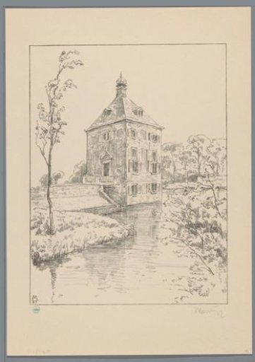 View of the main building of estate Hofwijck