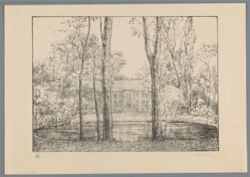View of the country house of estate Cromvliet
