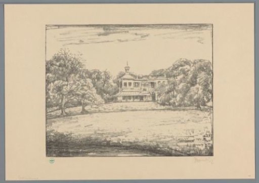 View of the country house of estate Ockenburgh