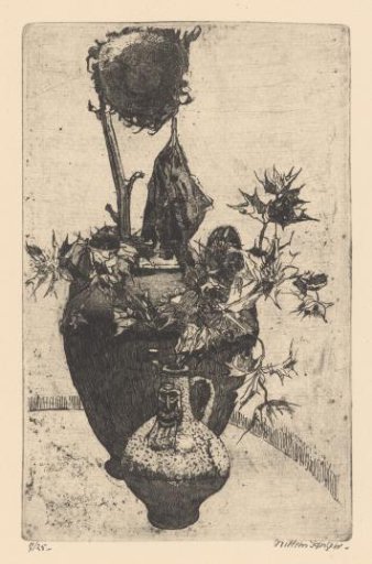 Still Life with a Withered Sunflower