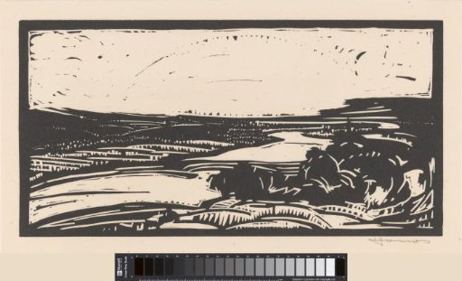 Landscape with meandering river