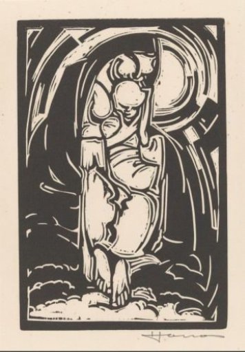 Figure holding his chin
