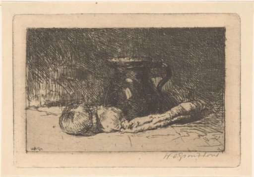 Still Life with Jug and Onions