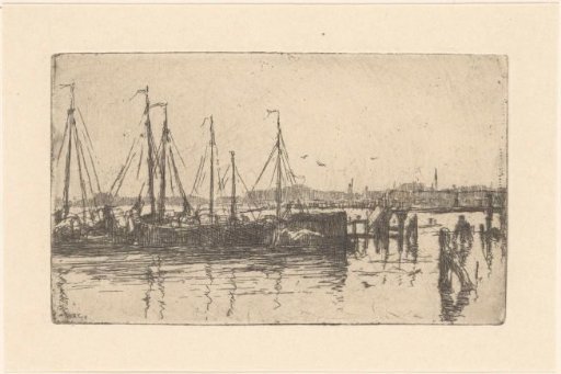 Moored Barges