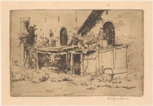 Chicken coop in a garden in Voorburg