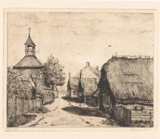 Street view in Hooge Zwaluwe