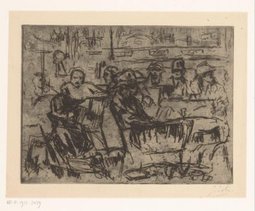 Interior of a café