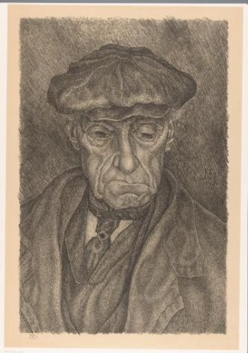 Old man with a cap
