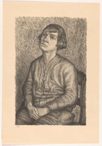 Seated woman on a chair