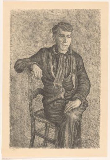 Seated man on a chair