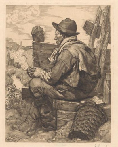 Resting Dike Worker