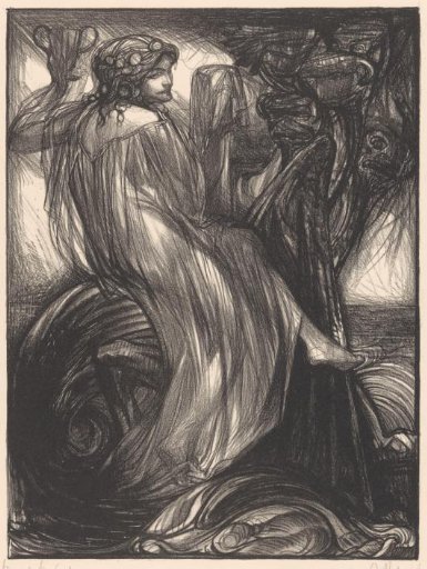 Whore of Babylon Sitting on the Seven-Headed Beast