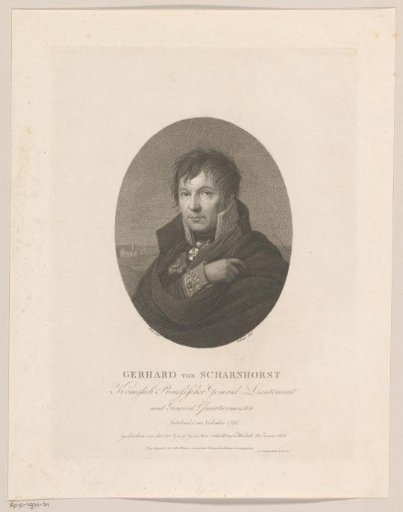 Portrait of Gerhard von Scharnhorst