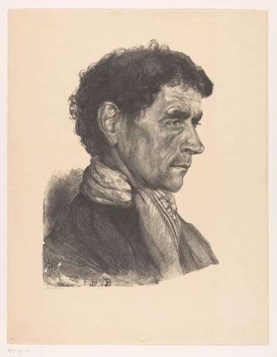 Portrait of the Katwijk fisherman Jacob van Duyvenvoorde, nicknamed 'The Little Bull'