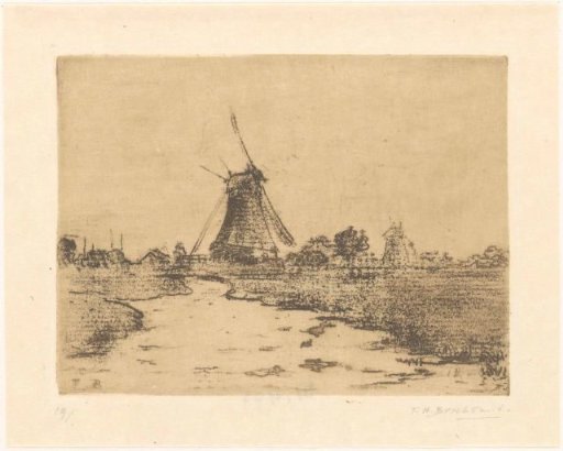 Mill by a Canal