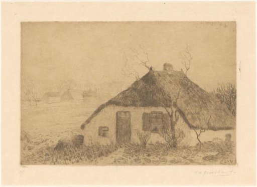 House with a Thatched Roof in Hattem