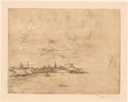 City view from the water