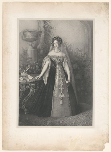 Portrait of Anna Pavlovna Romanova, Queen of the Netherlands