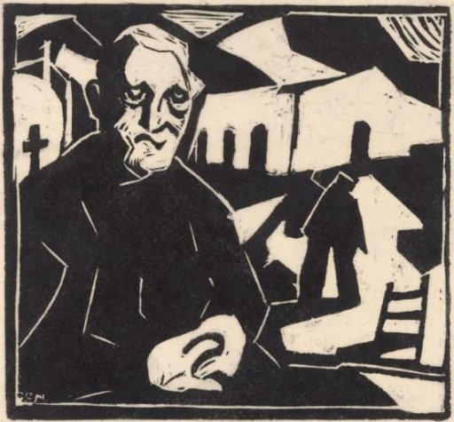 Seated man