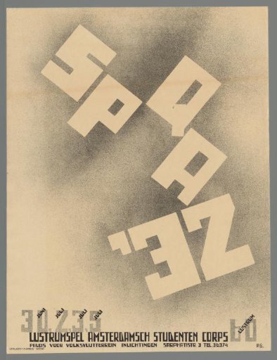 SPQA '32. 30 June, 2 July, 3 July, 5 July. Jubilee Play Amsterdam Student Corps (...)