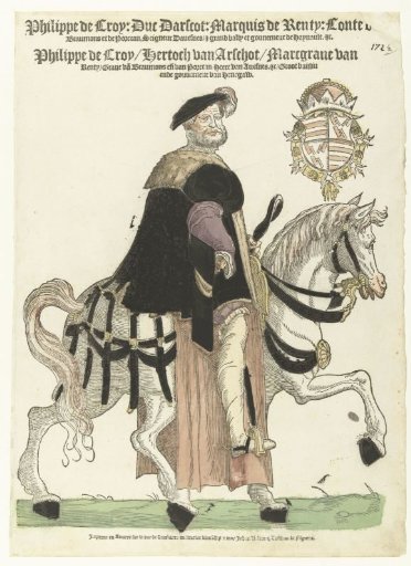 Portrait of Philip de Croy on horseback
