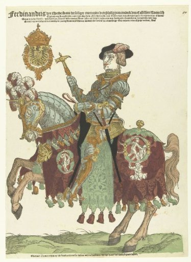 Equestrian portrait of Emperor Ferdinand I