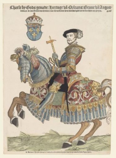 Portrait of Charles of Orléans on Horseback