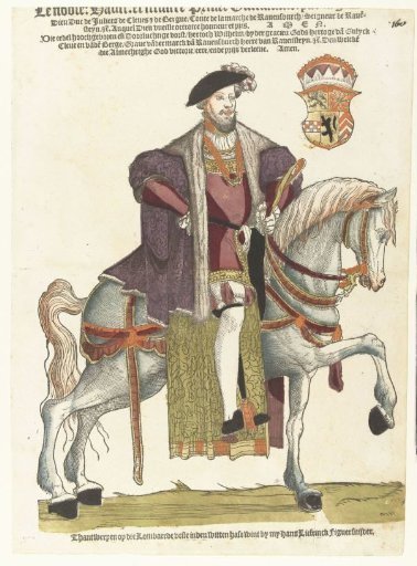 Portrait of Duke William of Cleves, Jülich and Berg, Count of Mark, Lord of Ravenstein on Horseback