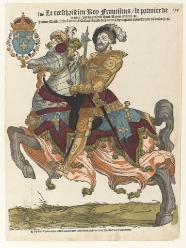 Portrait of Francis I on horseback