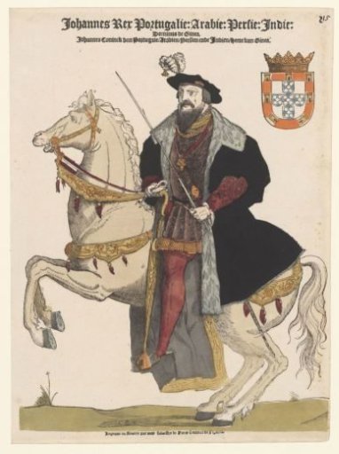 Portrait of John III of Portugal on horseback