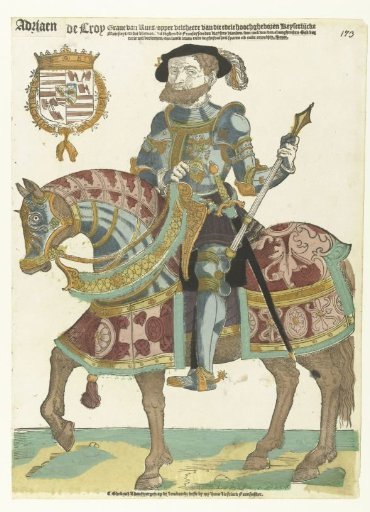 Portrait of Adriaen de Croy on horseback