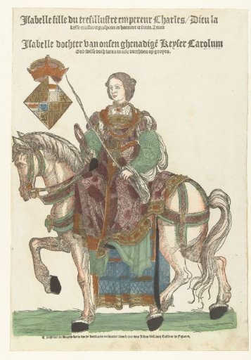 Portrait of Princess Joanna of Habsburg on horseback