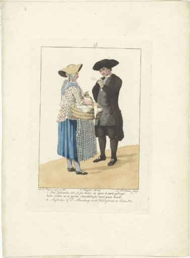 Egg seller and a gentleman