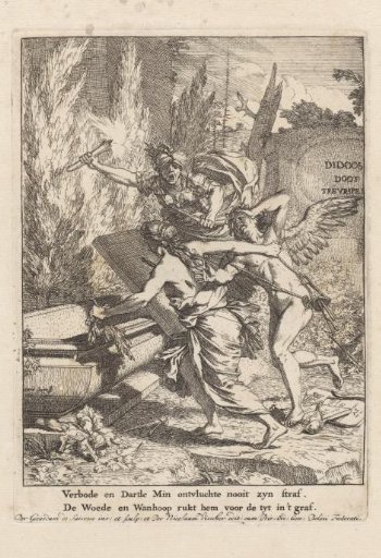 Dido Leads Amor Toward a Grave