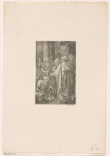 Peter and John Healing a Lame Man at the Temple Gate