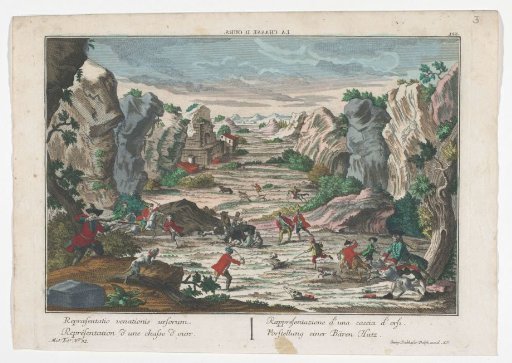 View of a bear hunt