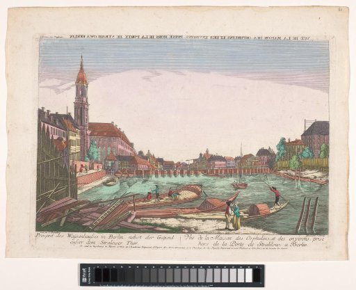 View of the Orphanage and the Stralauer Gate on the River Spree in Berlin