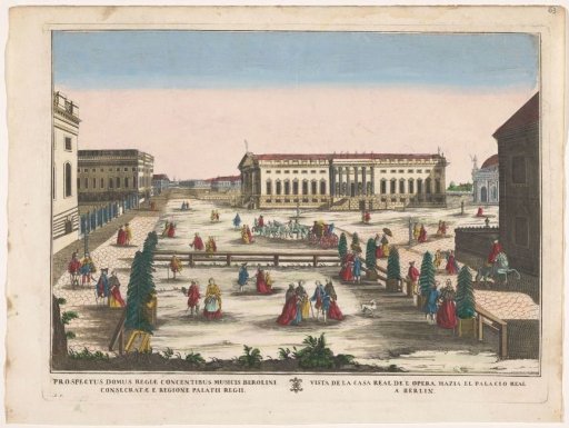 View of the Opera House in Berlin