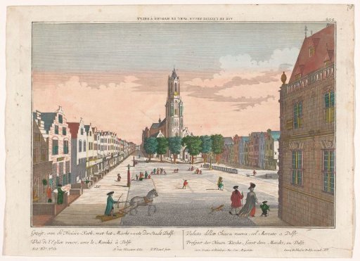 View of the Nieuwe Kerk in Delft