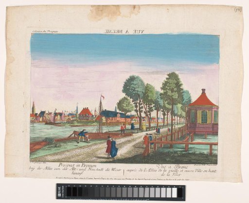 View of the city of Bremen from the west
