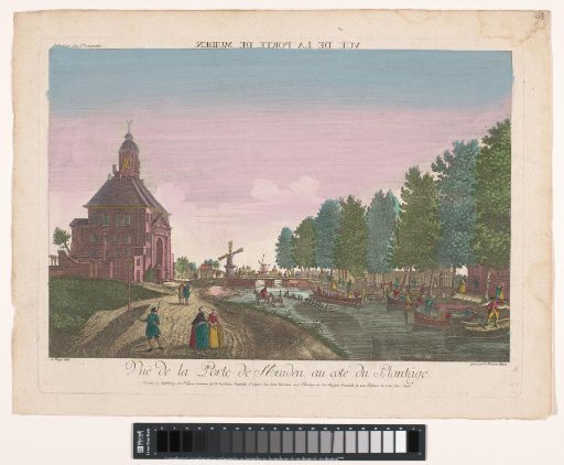View of the Muider Gate in Amsterdam