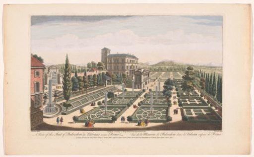 View of the Vatican Gardens in Vatican City
