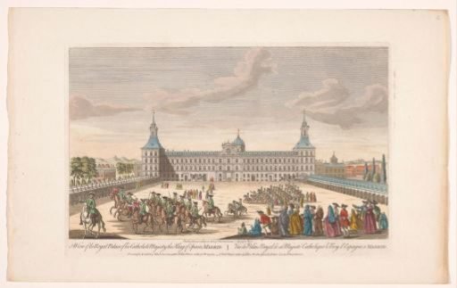 View of the Royal Palace in Madrid