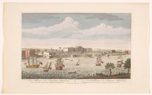 View of Fort William in Calcutta
