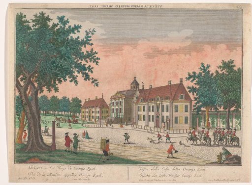 View of the Palace Huis ten Bosch in The Hague